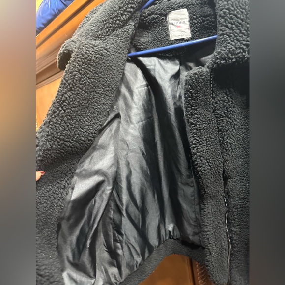Elodie, girl, fleece jacket black size large - Picture 3 of 5